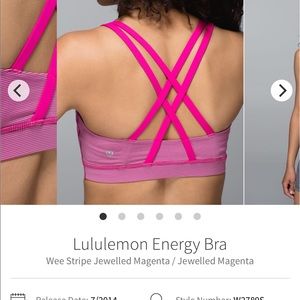 Lululemon Energy Bra